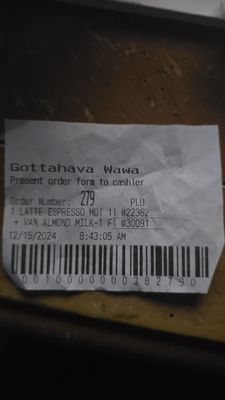 Wawa - Order 279 - Suffolk, VA